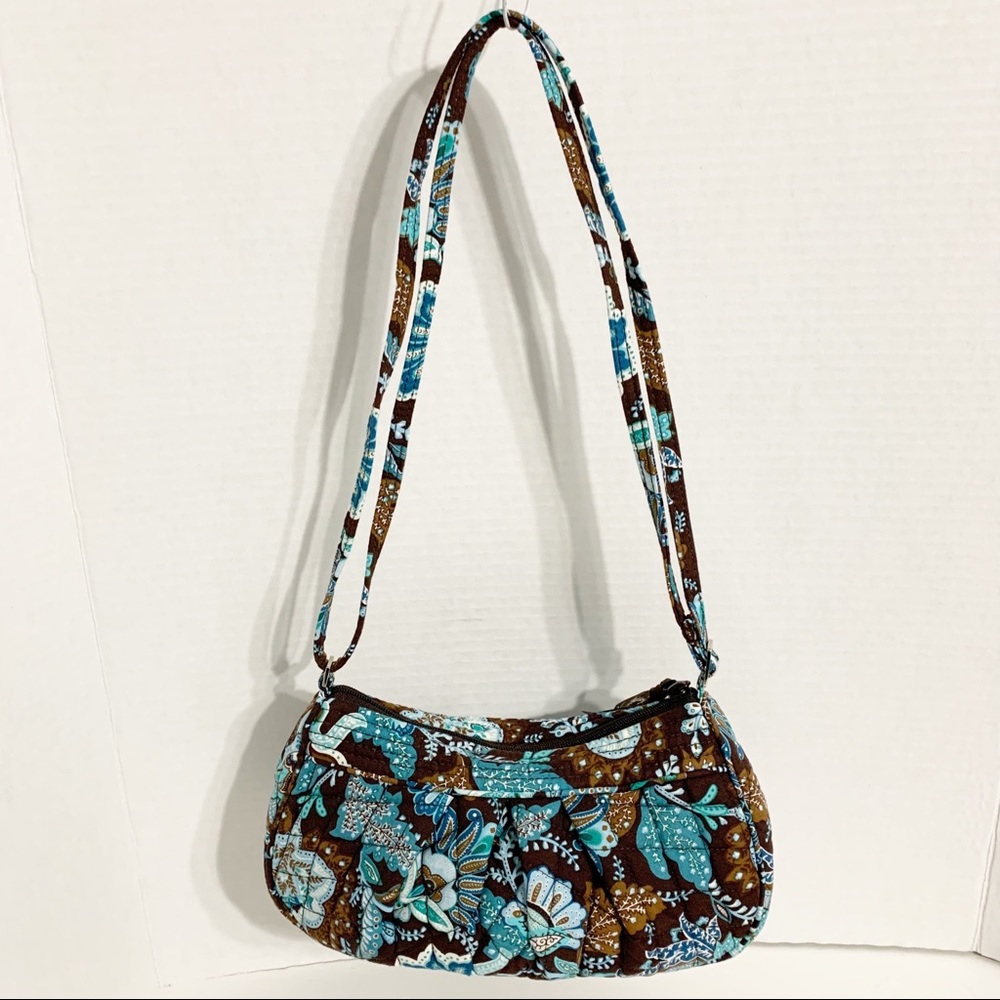 Vera Bradley Java Blue Pattern Quilted Convertibl… - image 1